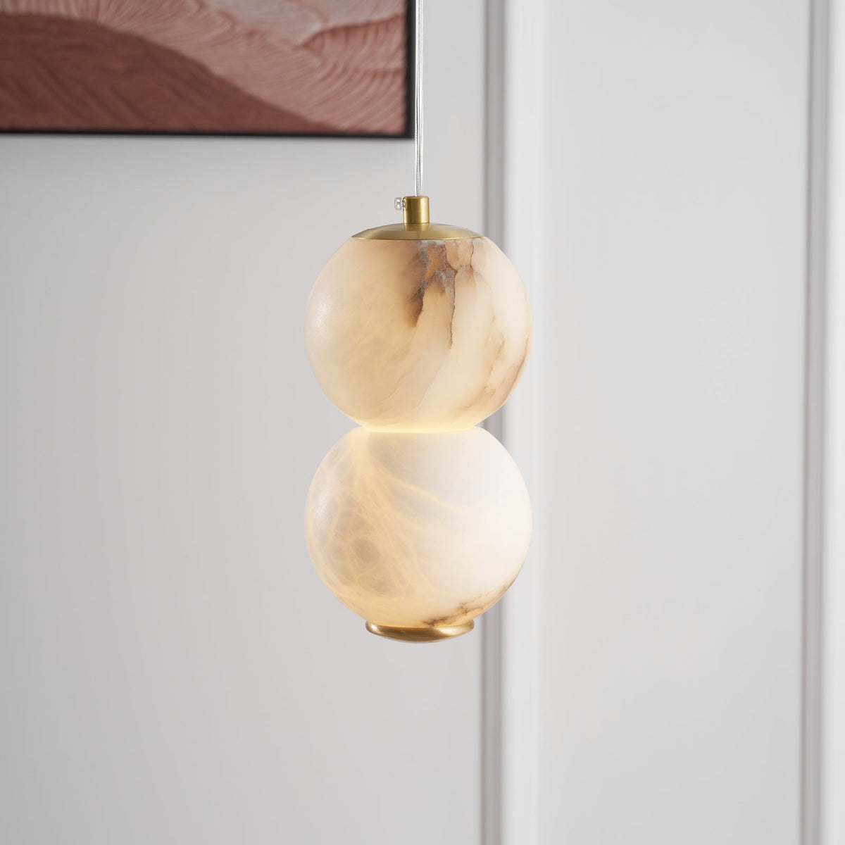 Ritta Alabaster Pendant Light Head 2 /3/4