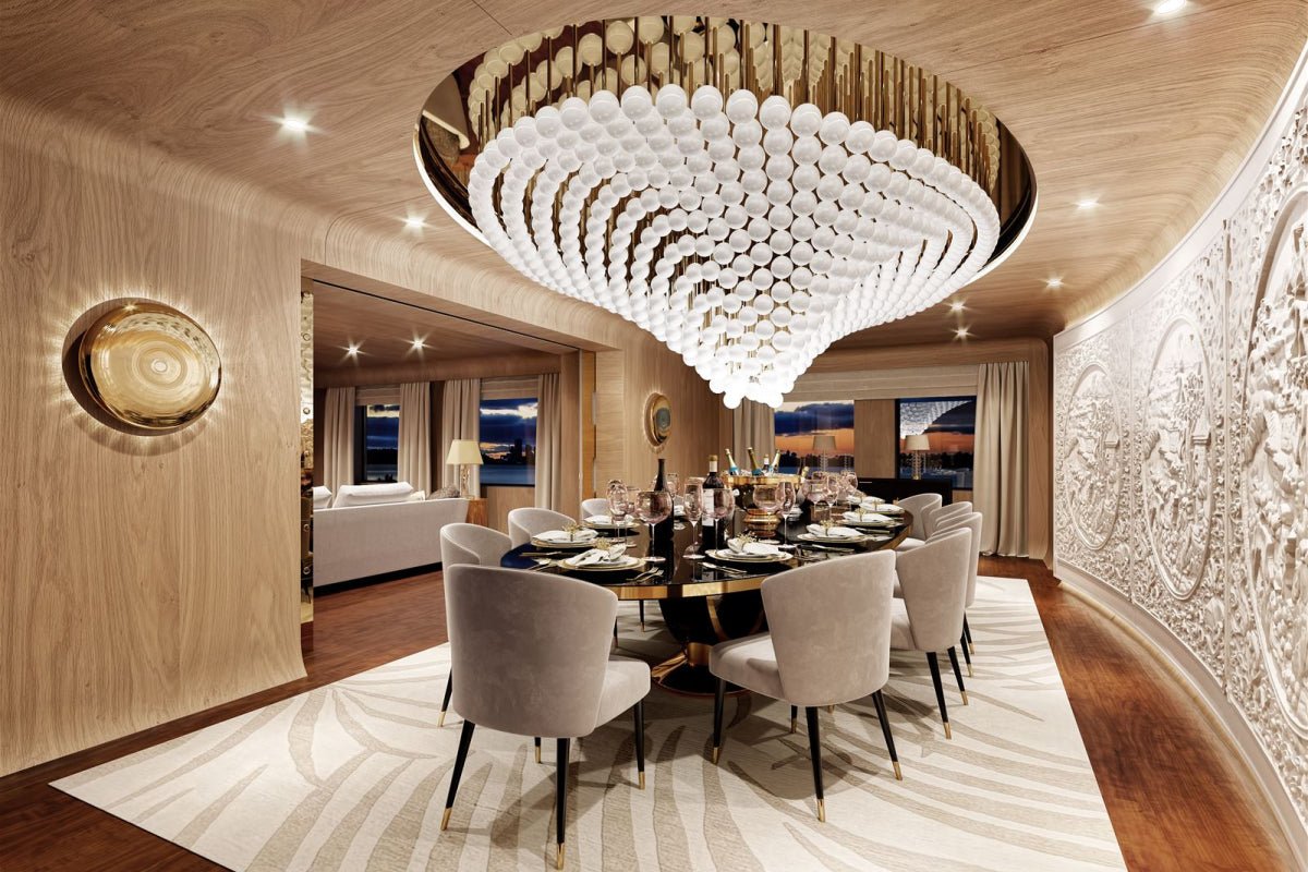 Nivren Pearl Wave Kronleuchter anpassbar