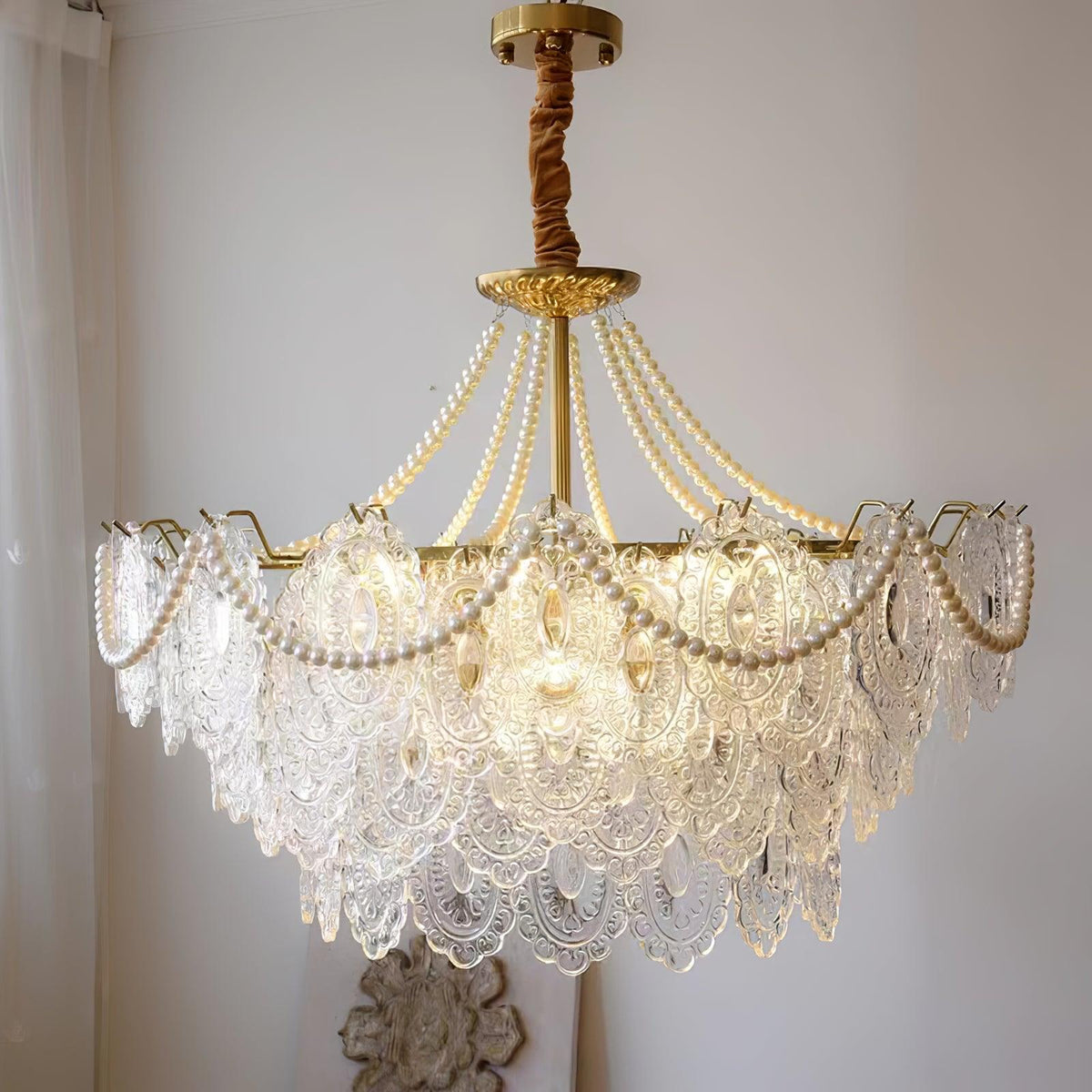Eirivaine Kronleuchter aus Glas