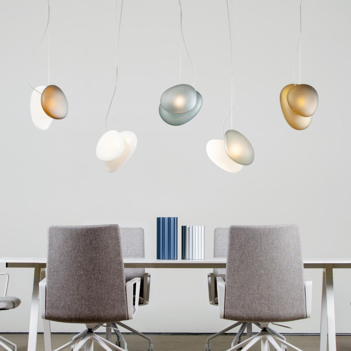 Mervan Milchglas Pendelleuchte