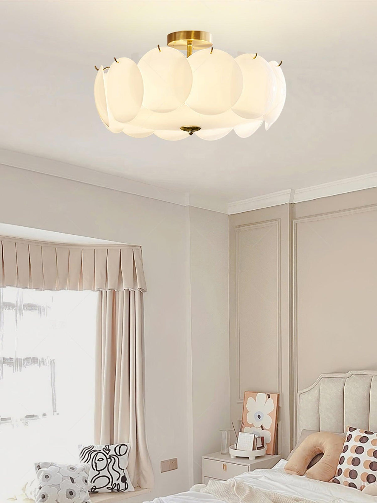 Brolin Deckenleuchte Glas Glamorous Ripple
