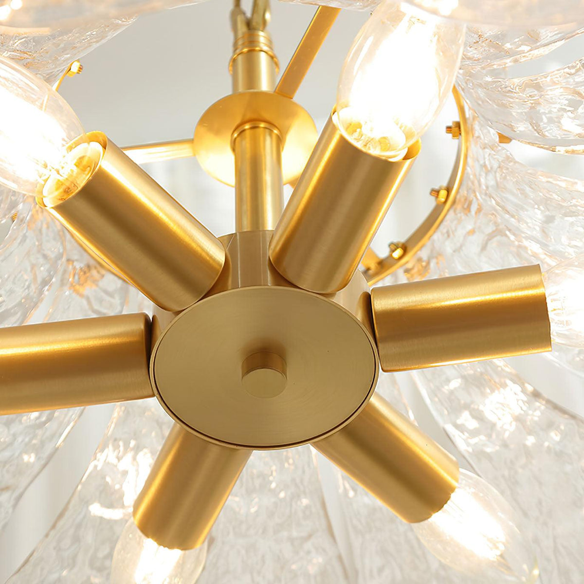 Ariv Messing & Glas Glam Pendelleuchte