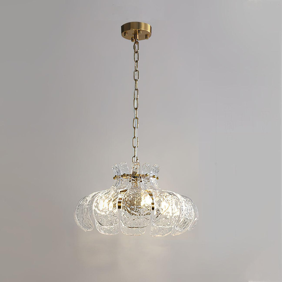Ariv Messing & Glas Glam Pendelleuchte