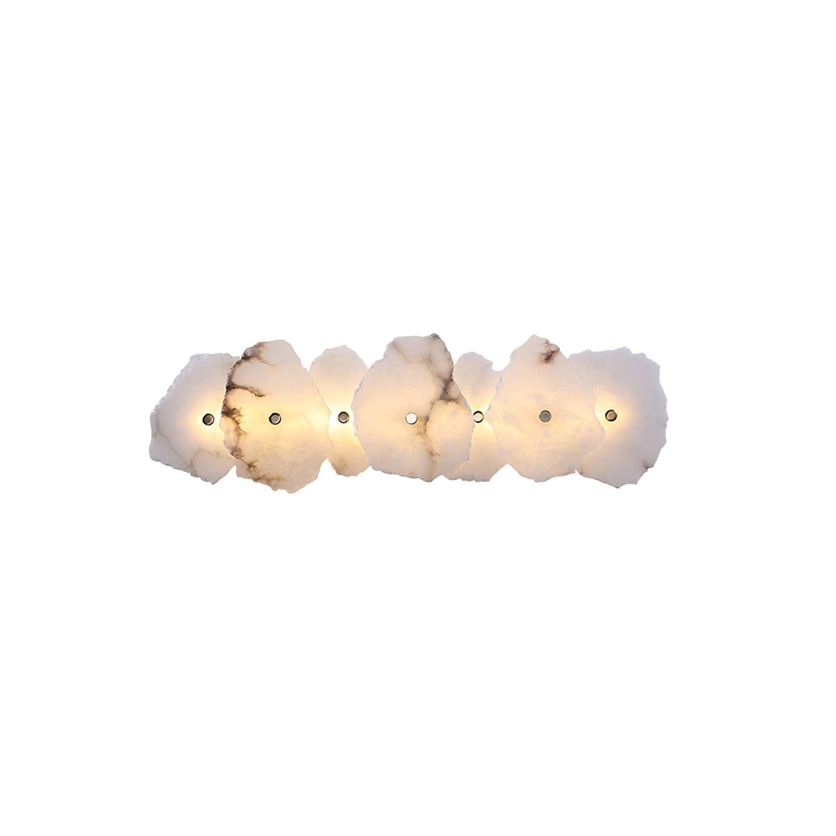 Alaeila Blumen-Cluster Alabaster-Wandleuchte