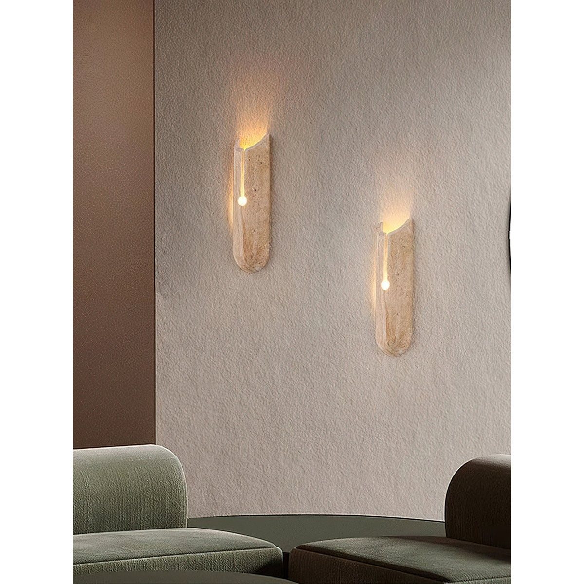 Olnorila Travertine Wandleuchte