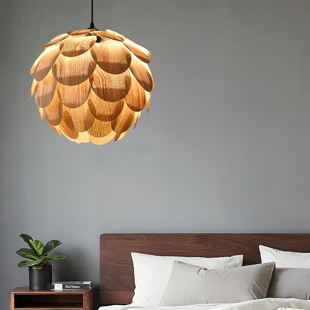 Wlara moderne Pendelleuchte aus Holz