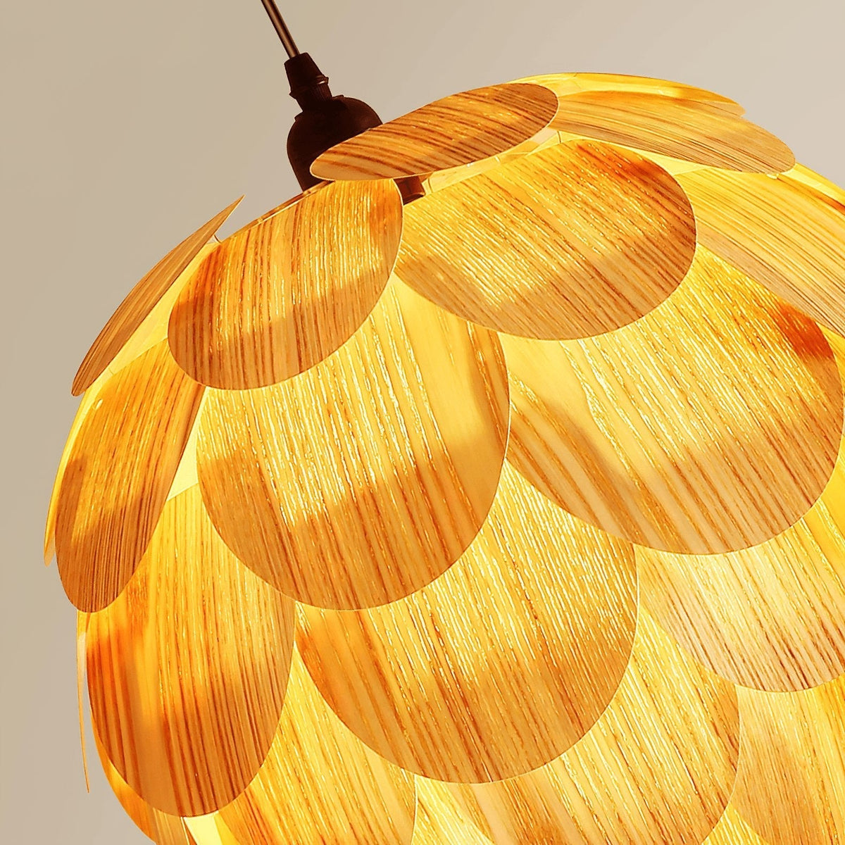 Wlara moderne Pendelleuchte aus Holz
