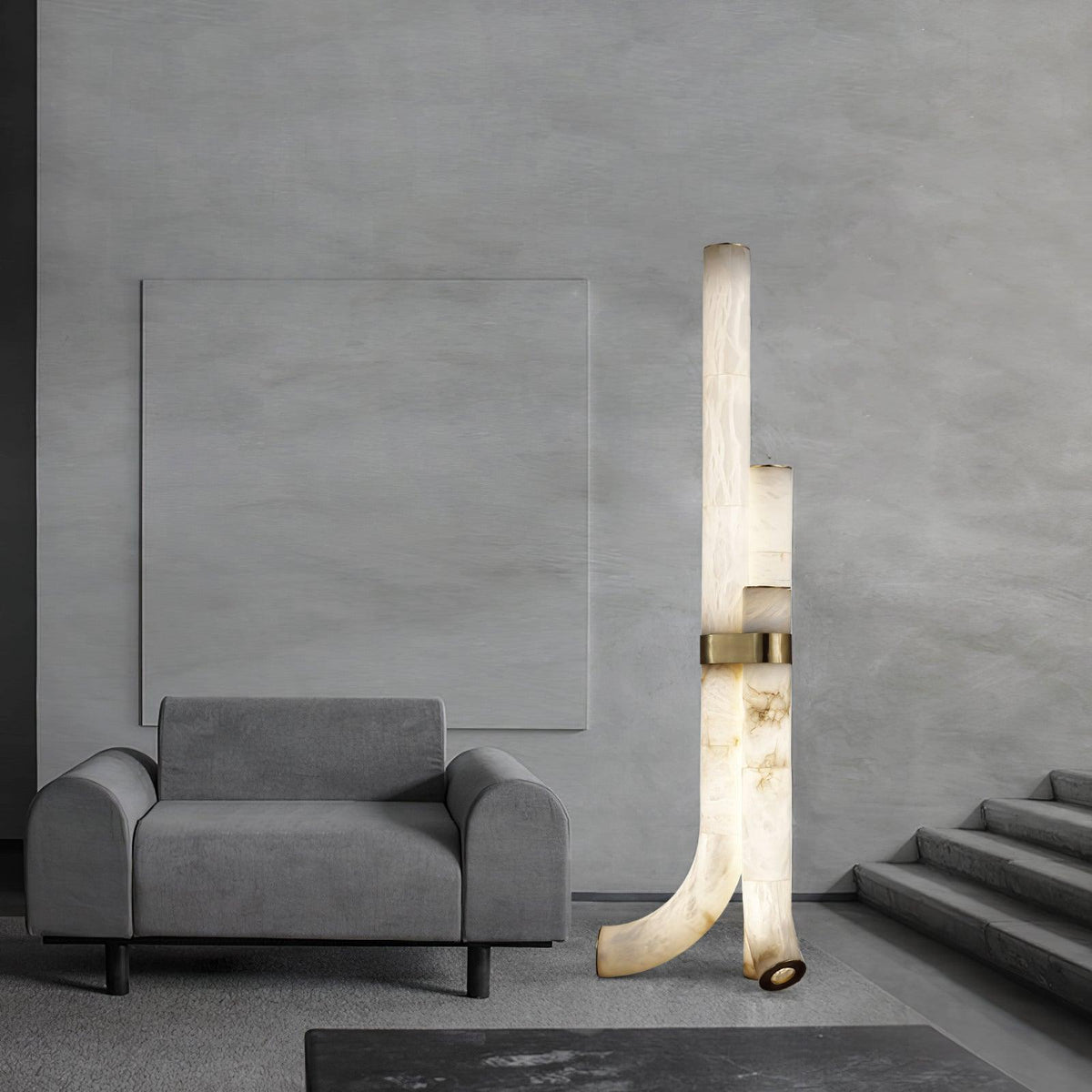 Nivoena Alabaster Stehleuchte