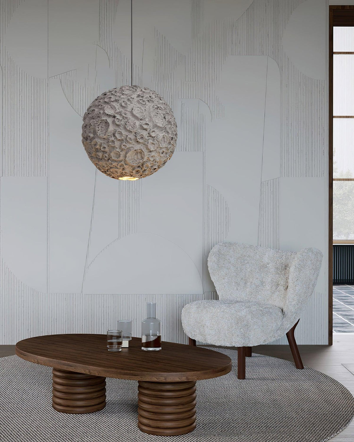 Vadoryra zeitgenössische minimalistische nordische Schaum-Pendelleuchte