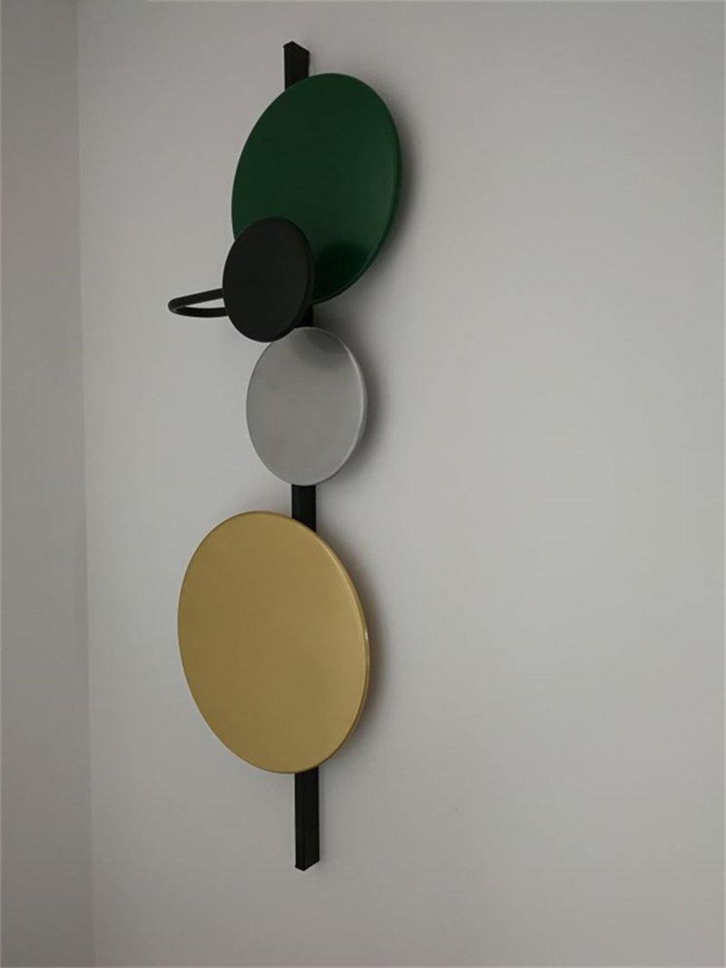 Mirq Wandleuchte mit magnetischen Scheiben Kunstvoll