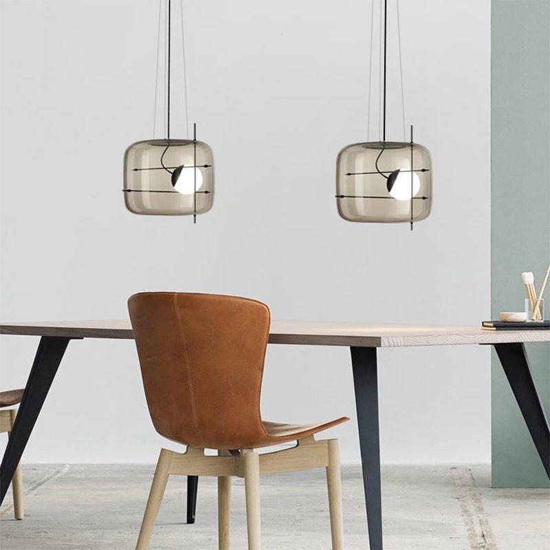 Ivex Pendelleuchte aus Glas im zeitgenössischen Stil