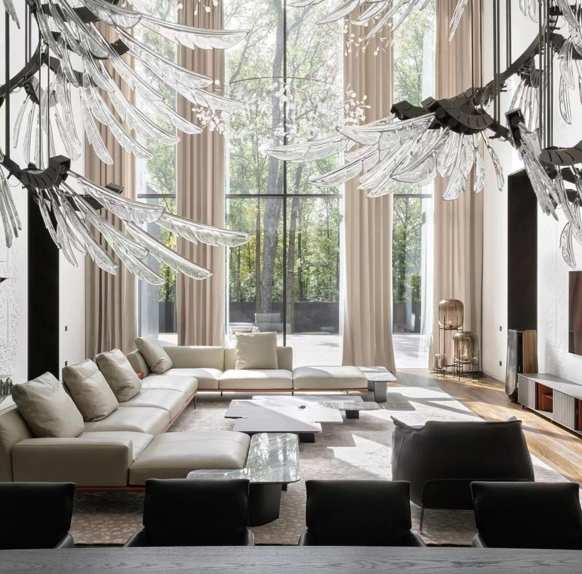 Avenaraya Vire Wing Cascade Kronleuchter
