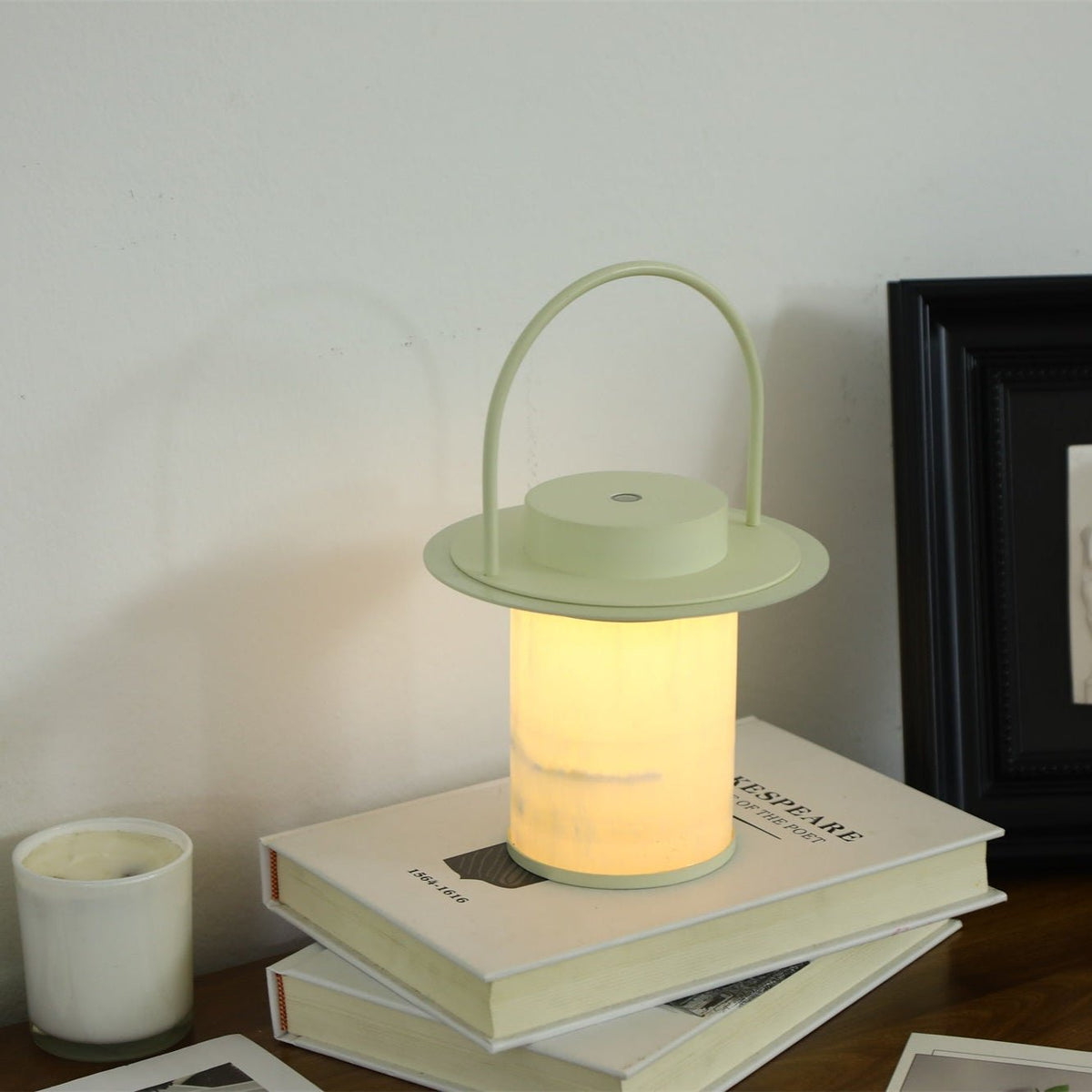 Pod tragbare wiederaufladbare Alabaster-Tischlampe