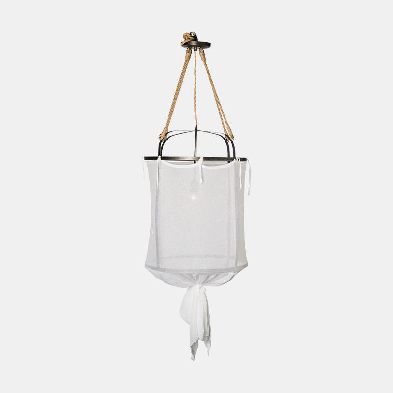 Lininora Pendelleuchte aus Stoff im Boho-Stil