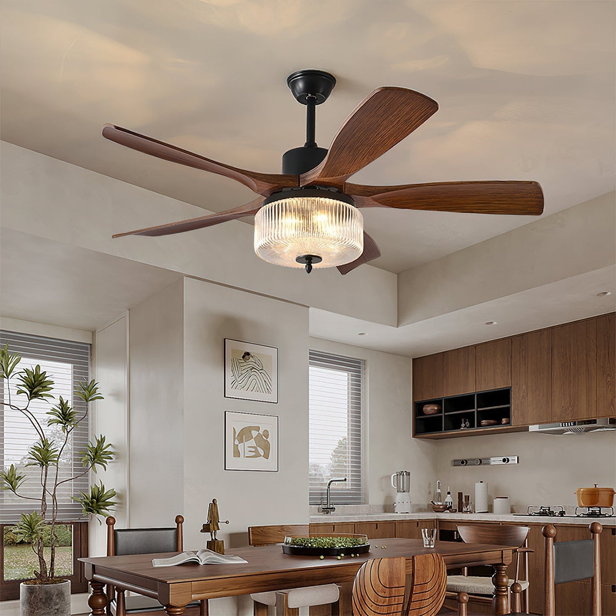 Rivanel Deckenventilator mit Beleuchtung