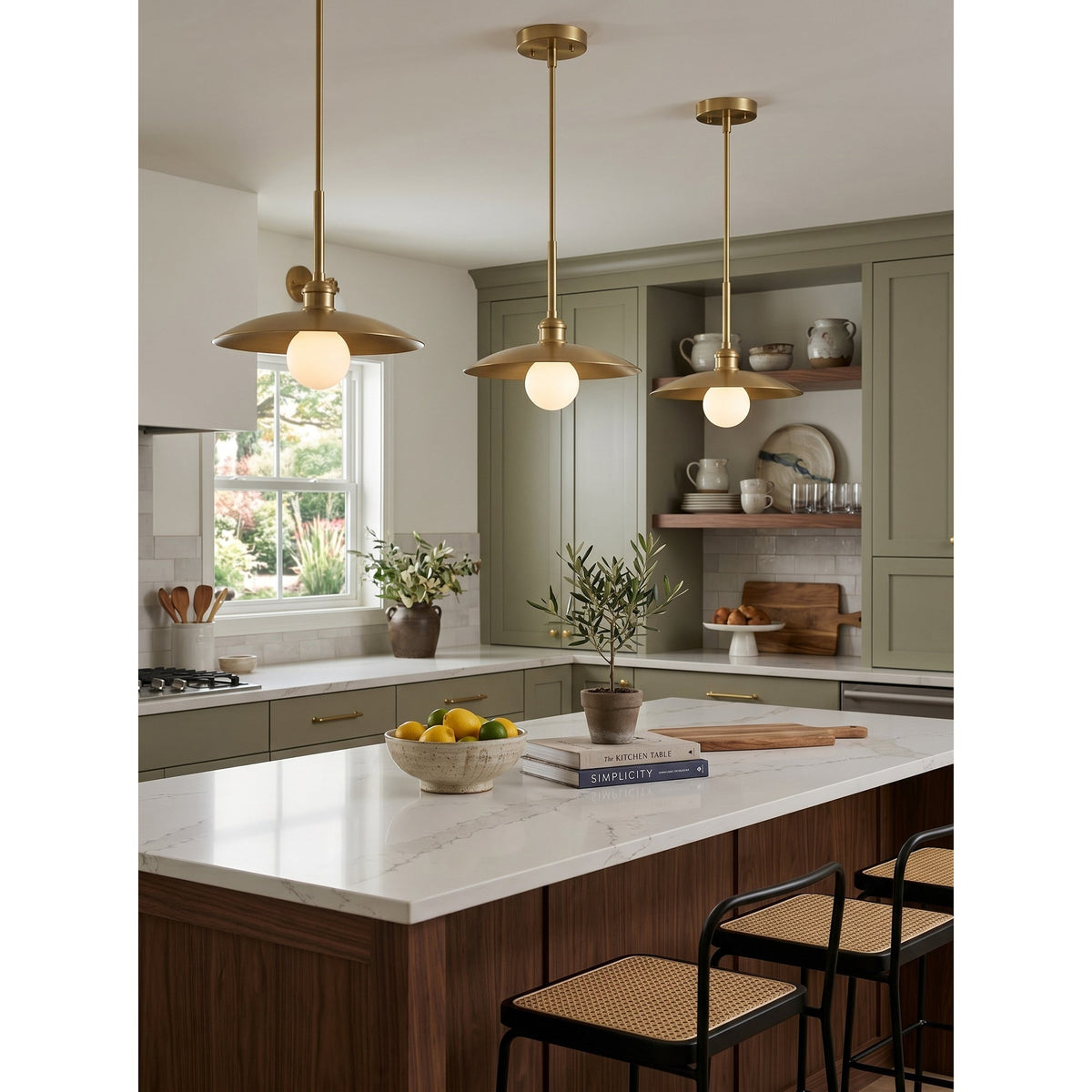 Luceran Pendelleuchte Antique Brass