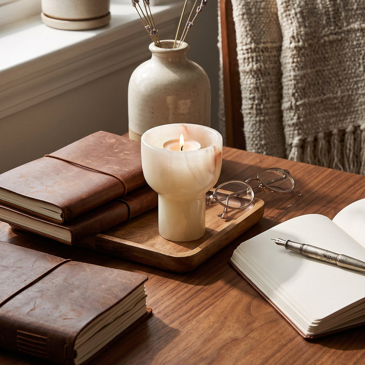 Isenleigh Onyx-Kelch-Votivkerze