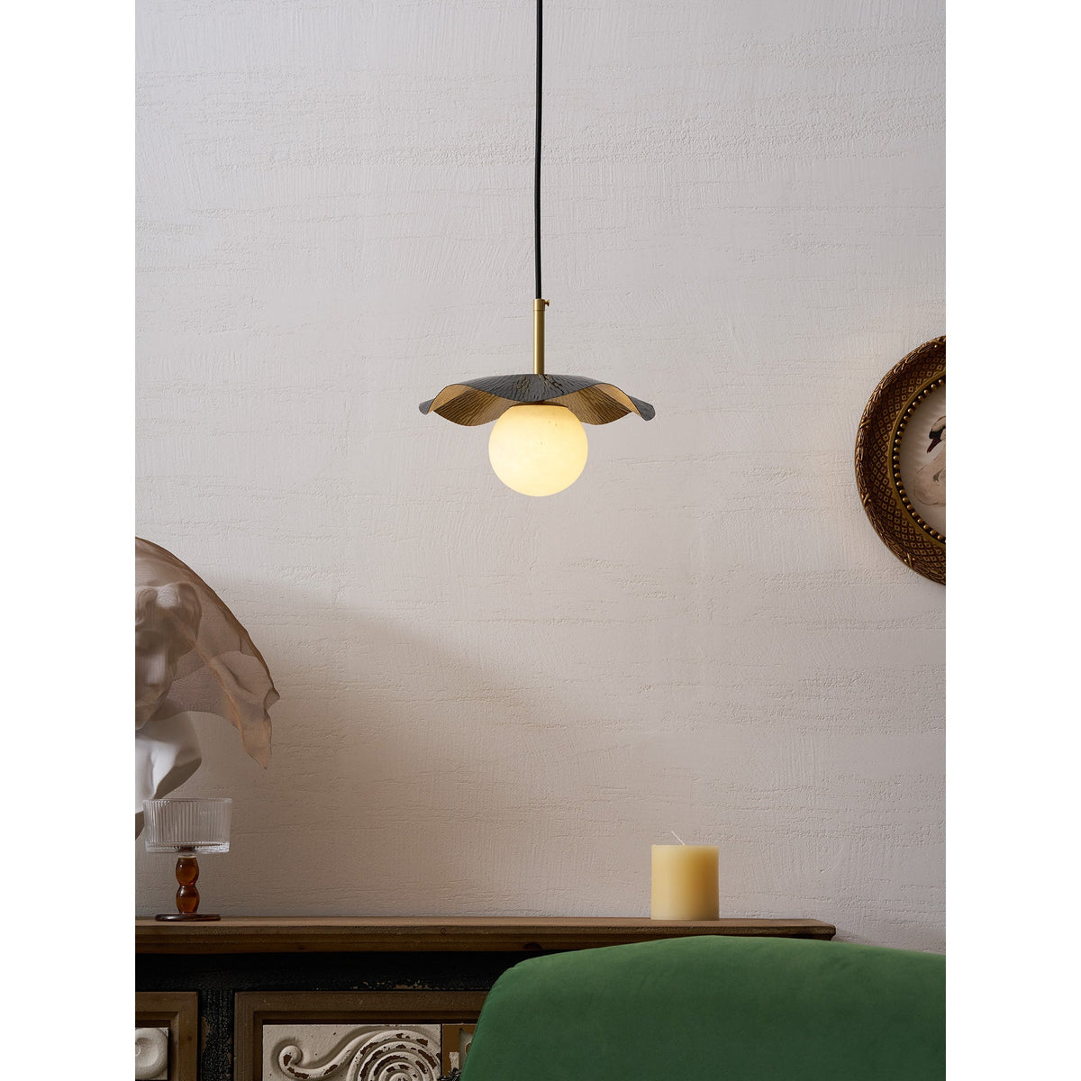 Orviano Alabaster-Pendelleuchte