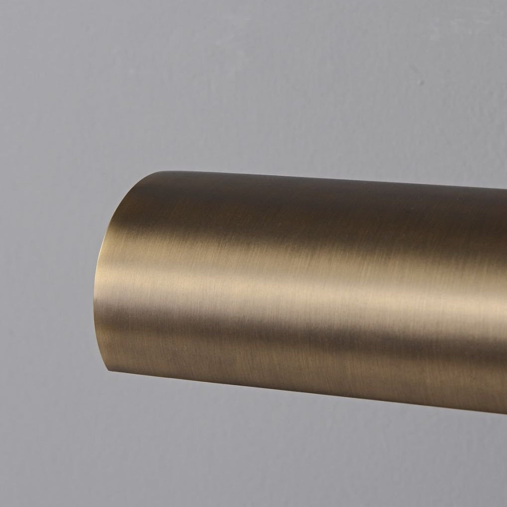 Marquessia Wandleuchte mit verstellbarem Rohr und quadratischem Rückenteil aus Antik-Bronze