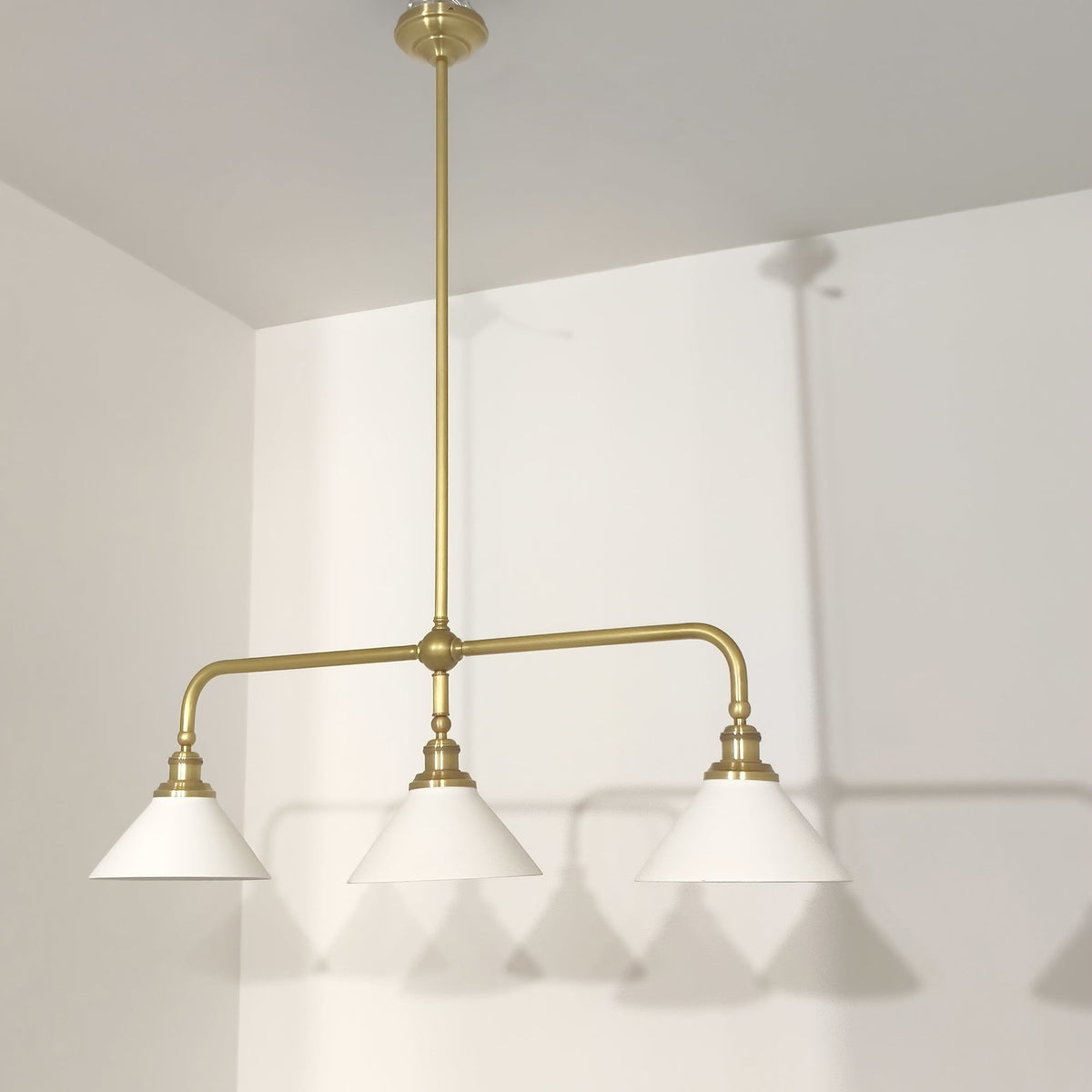 Oriivaria Messing Eleganz Kronleuchter 3 Lichtquellen