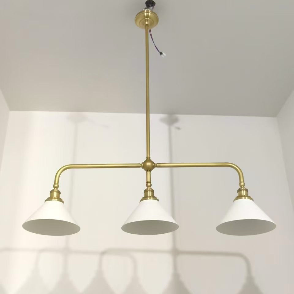Oriivaria Messing Eleganz Kronleuchter 3 Lichtquellen