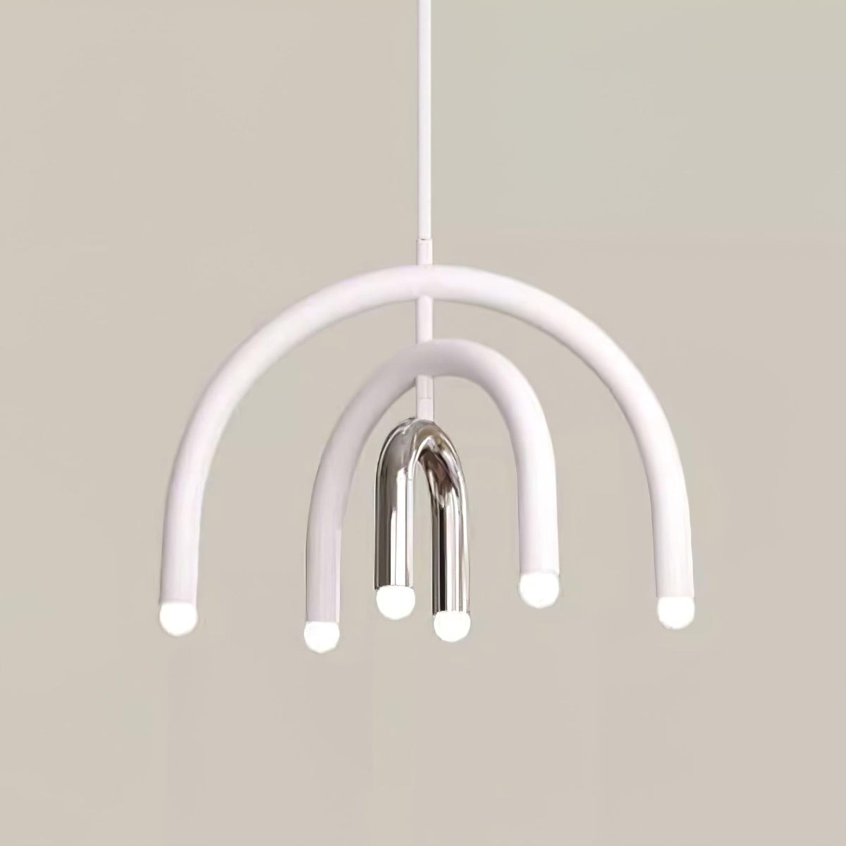 Regenbogen-Modell Metall-Arc-Pendelleuchte für Wohnzimmer und Esszimmer