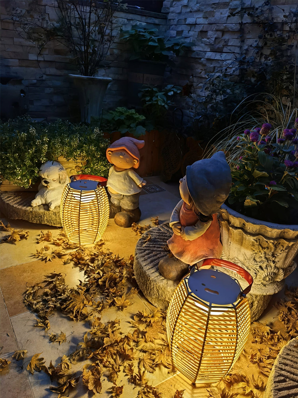 Olraeil Rattan Stehleuchte