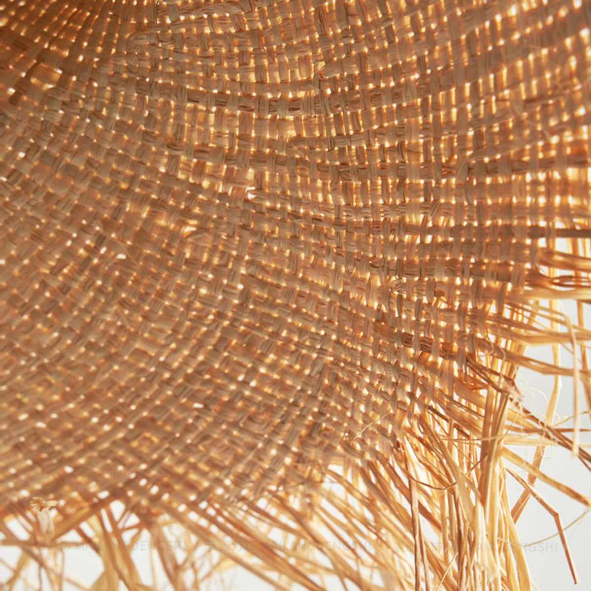 Vocan Rattan Vintage Pendelleuchte