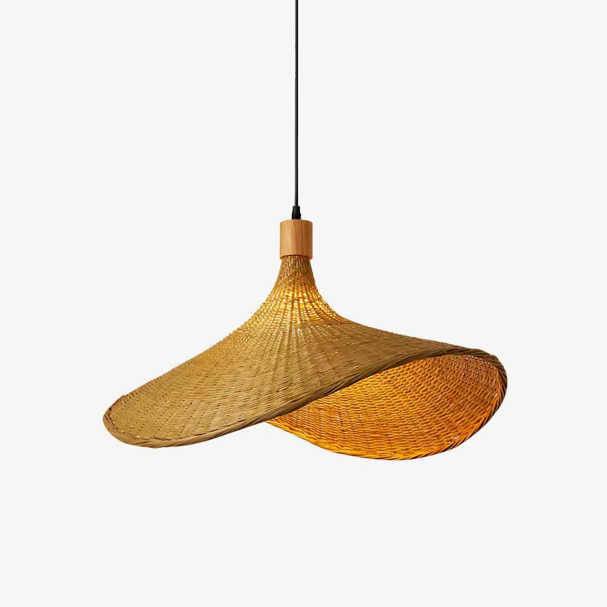 Marona Rattan Vintage Pendelleuchte