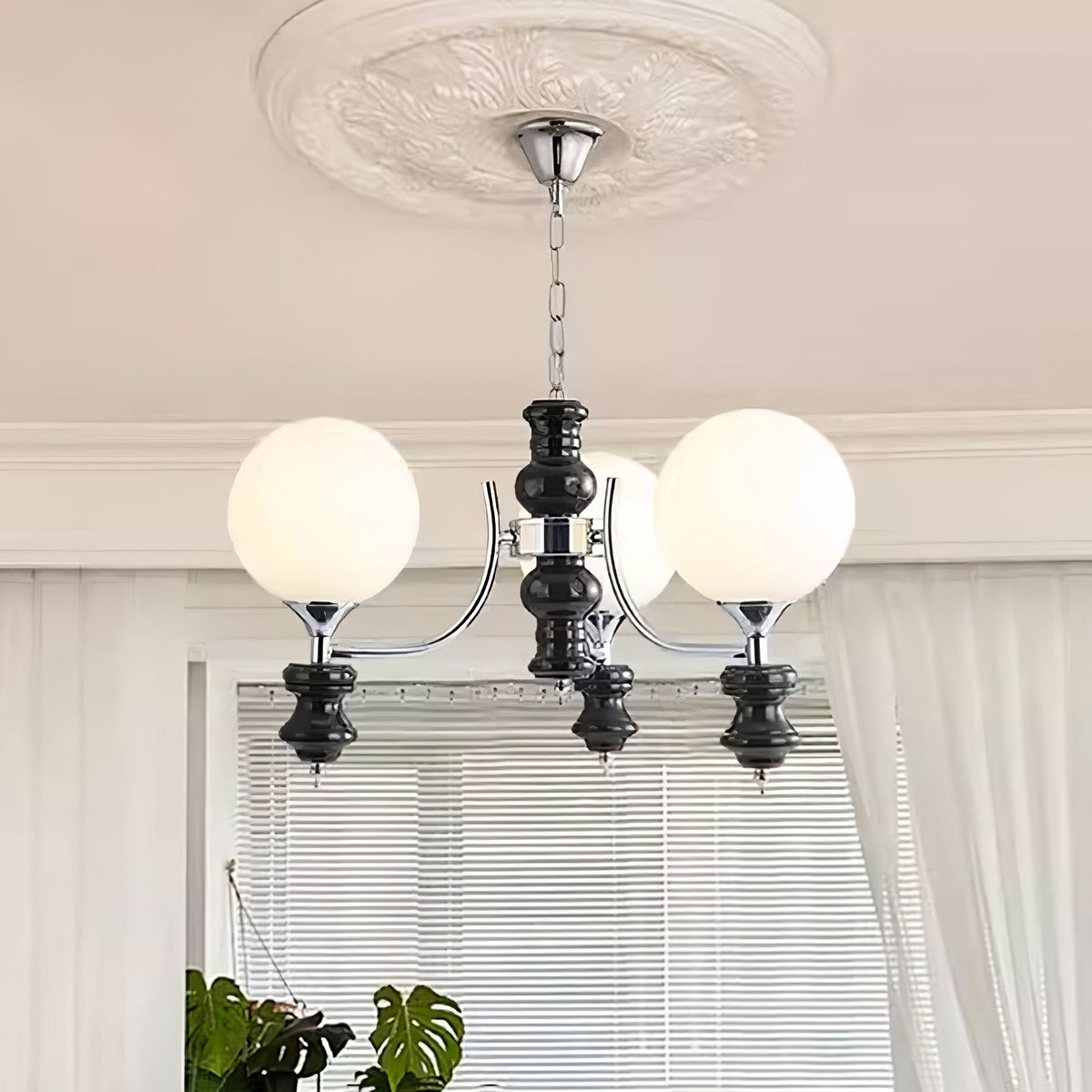 Miraena Kronleuchter Regal Orb mattiert