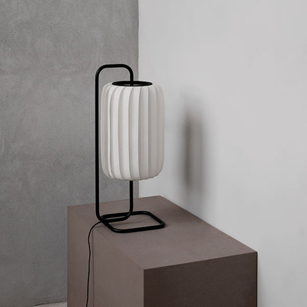 Ritta Minimalistische Säule Stoff Metall Stehleuchte, Schlafzimmer