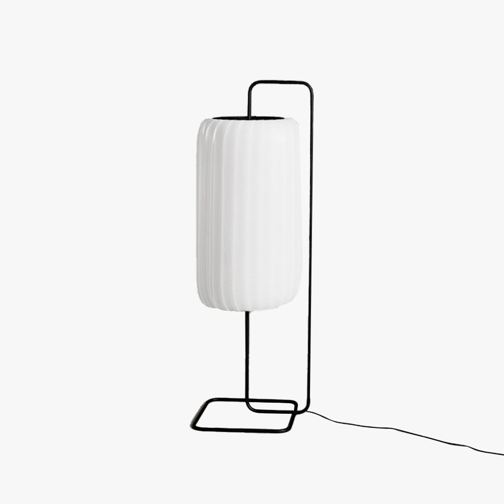 Ritta Minimalistische Säule Stoff Metall Stehleuchte, Schlafzimmer
