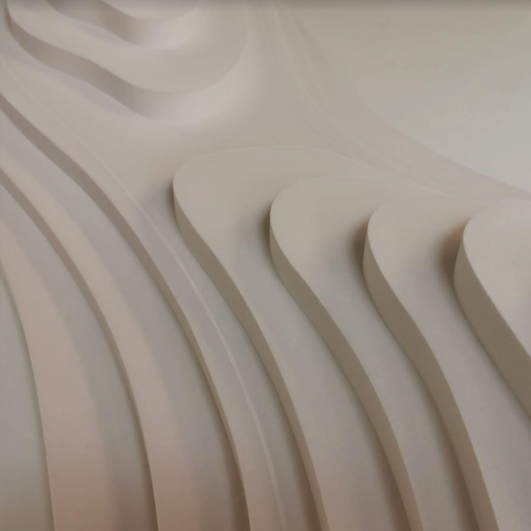 Lisken zeitgenössische Kunstfeld-Pendelleuchte aus Kunstharz
