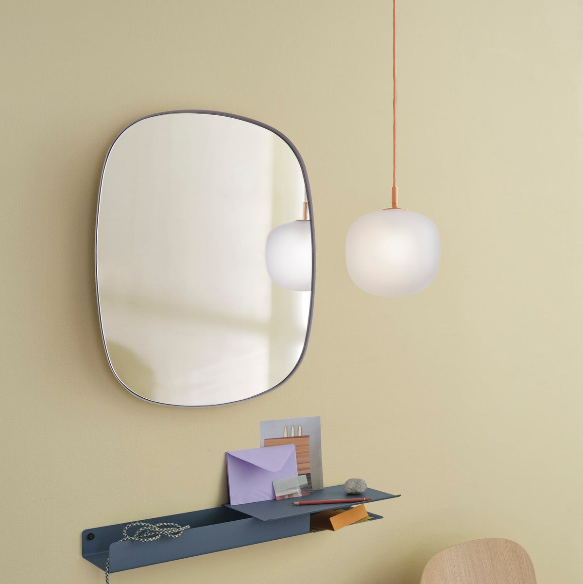 Valentina Pendant Lamp Semi-transparent Glass