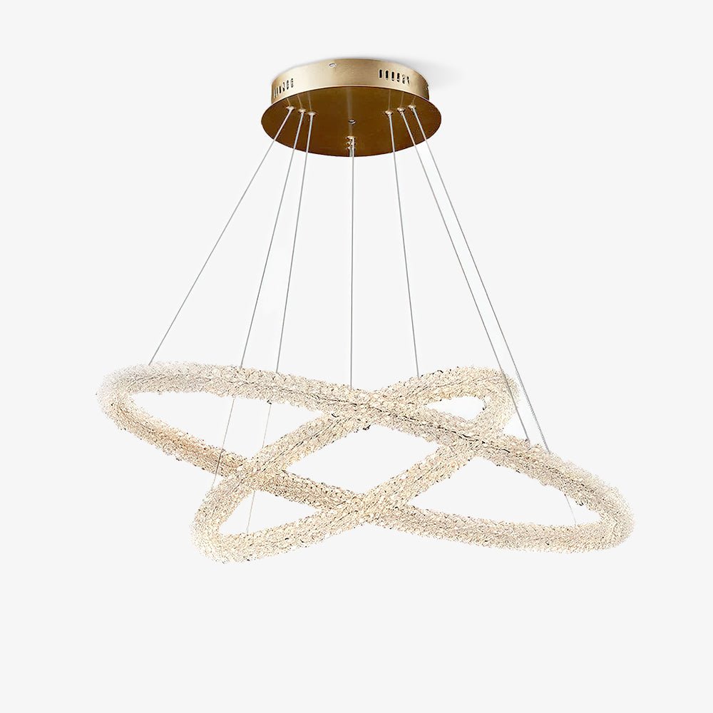 Seleira Kronleuchter Ring Kristall LED
