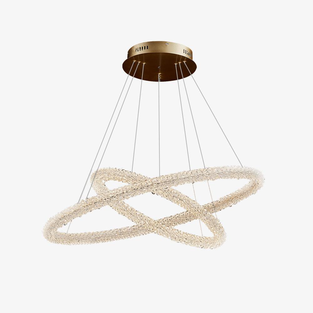 Seleira Kronleuchter Ring Kristall LED