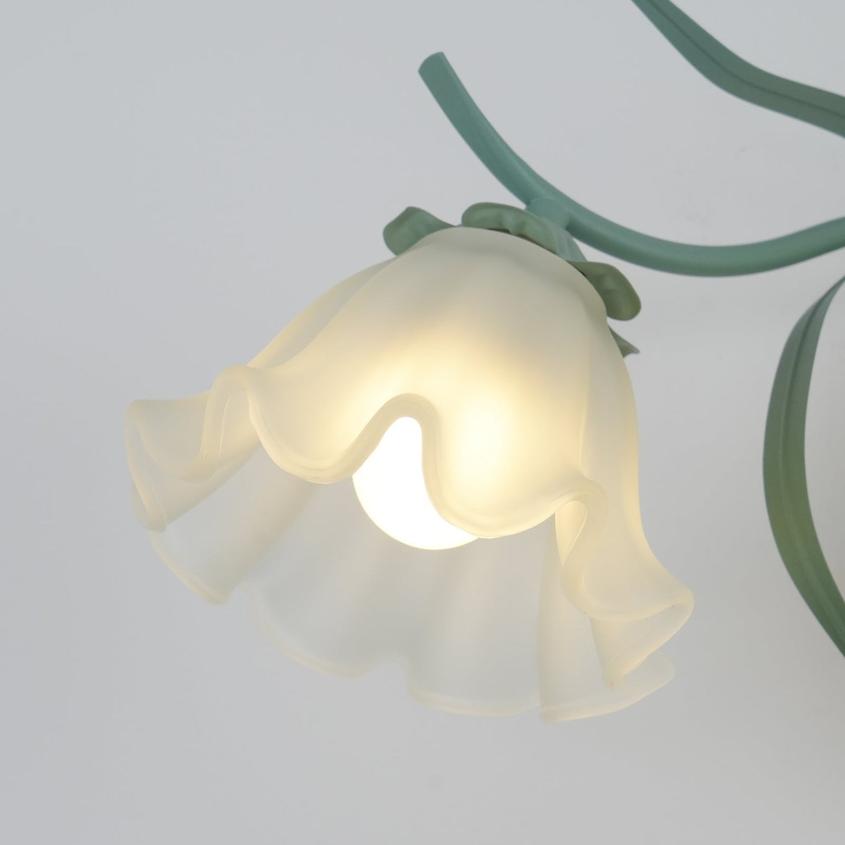 Oly Premium zeitgenössische Kunst-Wandleuchte aus flarem Glas