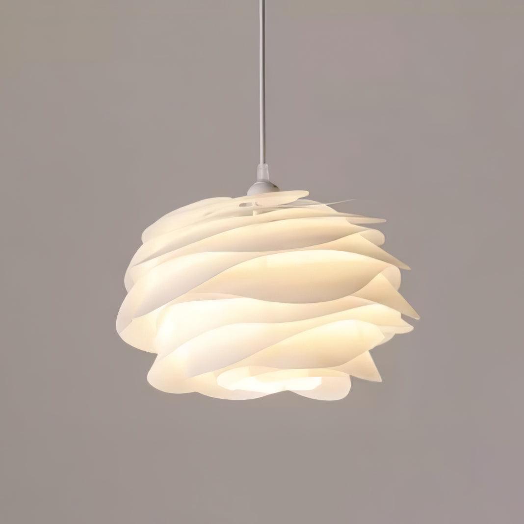 Kirove Pendelleuchte PVC Rosenblumenmuster mehrschichtig romantisch
