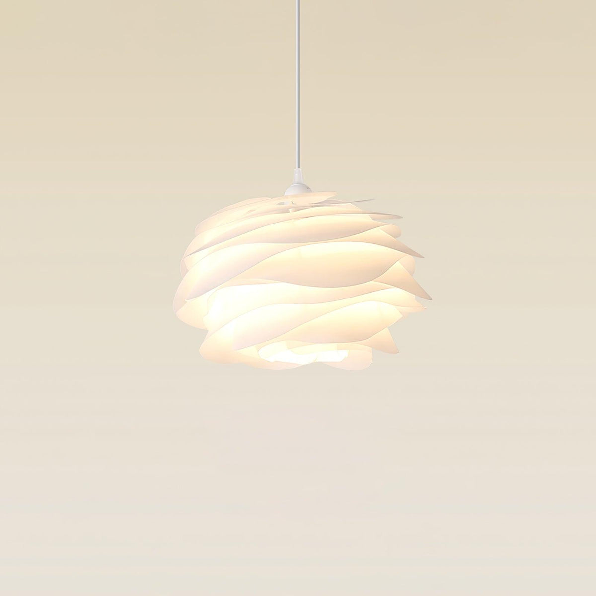 Kirove Pendelleuchte PVC Rosenblumenmuster mehrschichtig romantisch