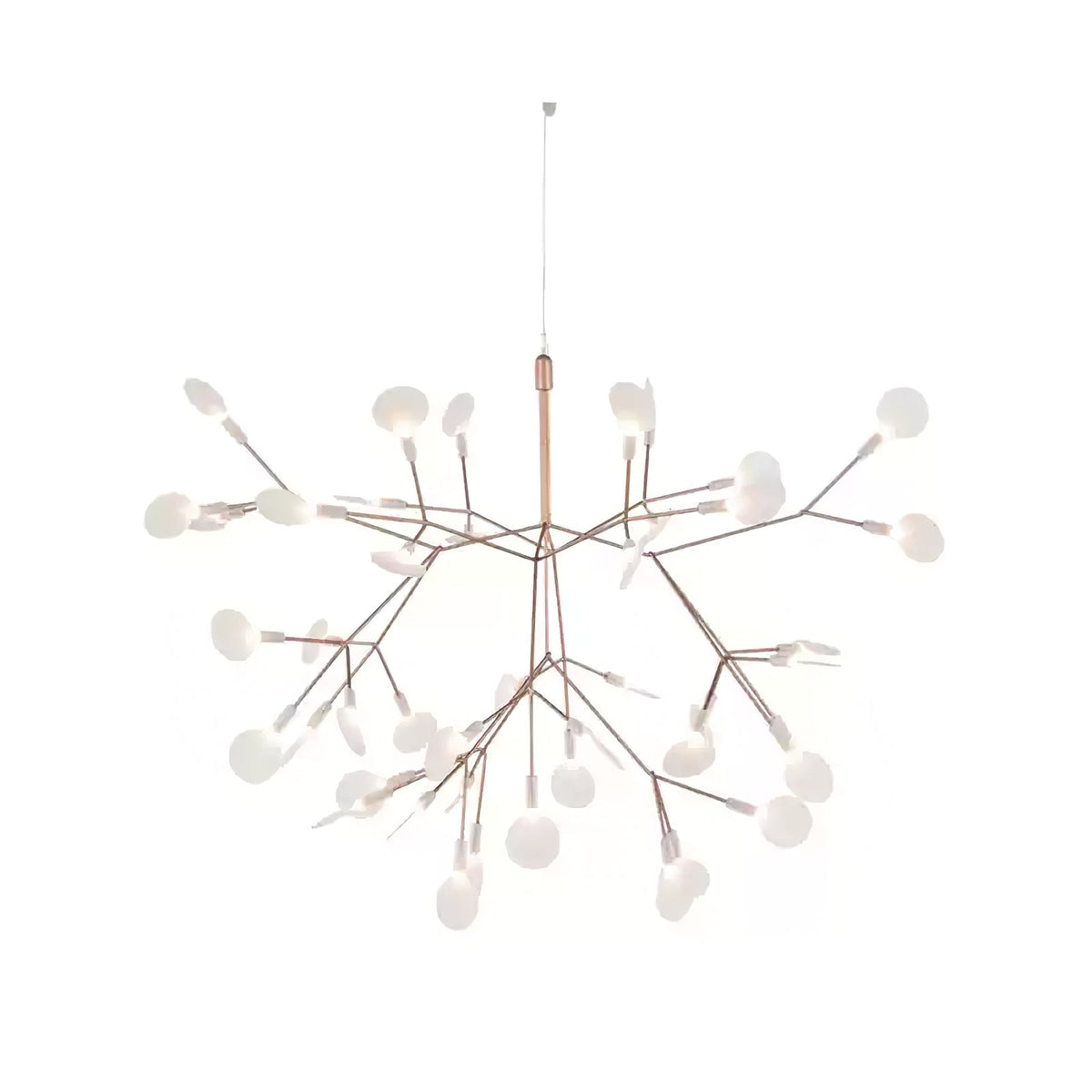 Auroreon Kronleuchter Roségold Firefly LED Ast