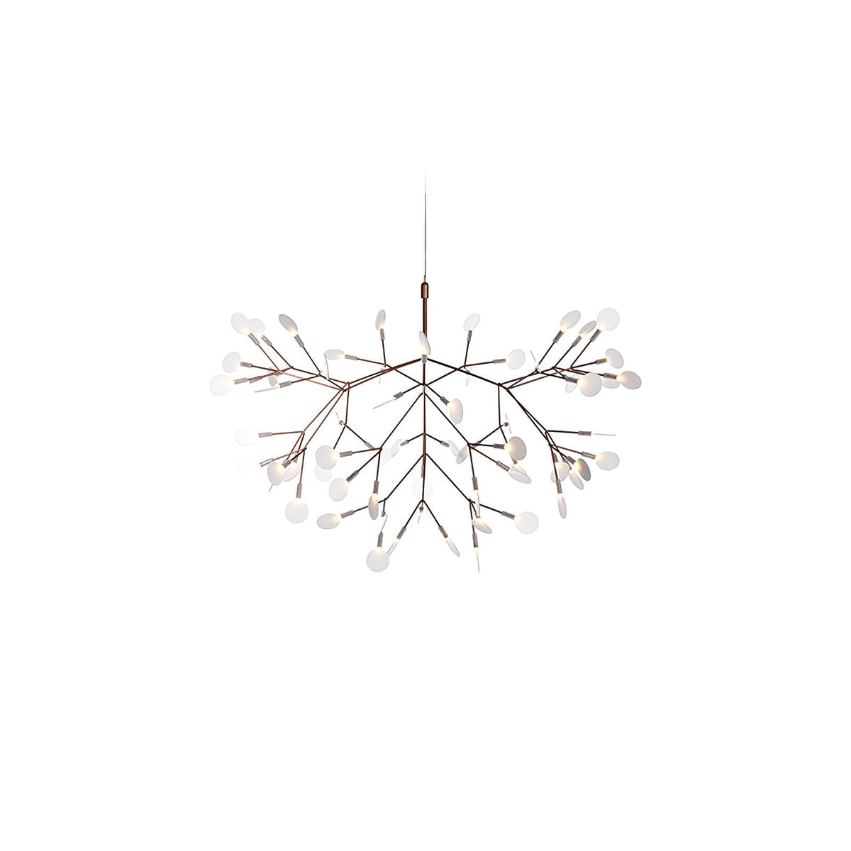 Auroreon Kronleuchter Roségold Firefly LED Ast