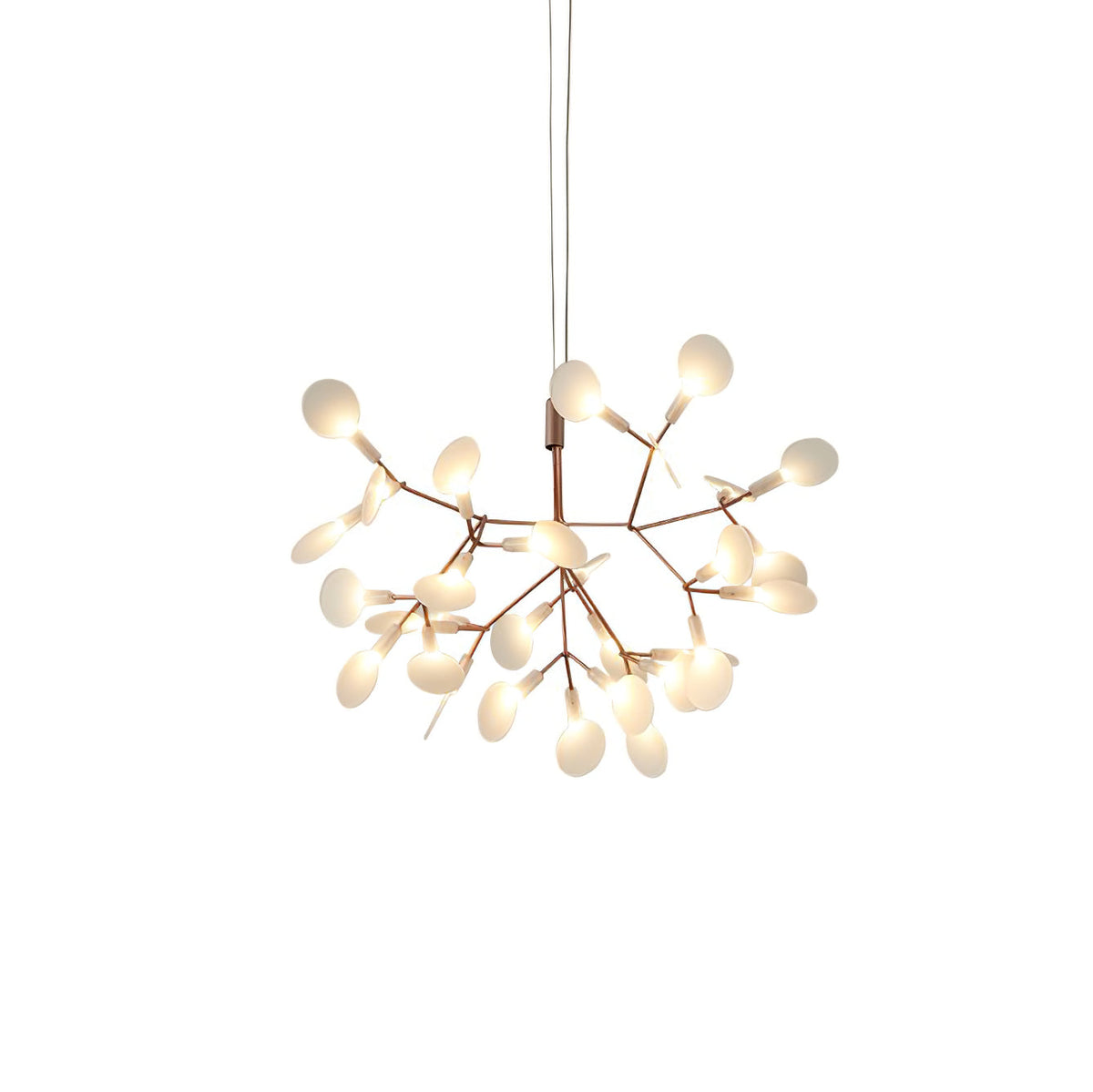 Auroreon Kronleuchter Roségold Firefly LED Ast