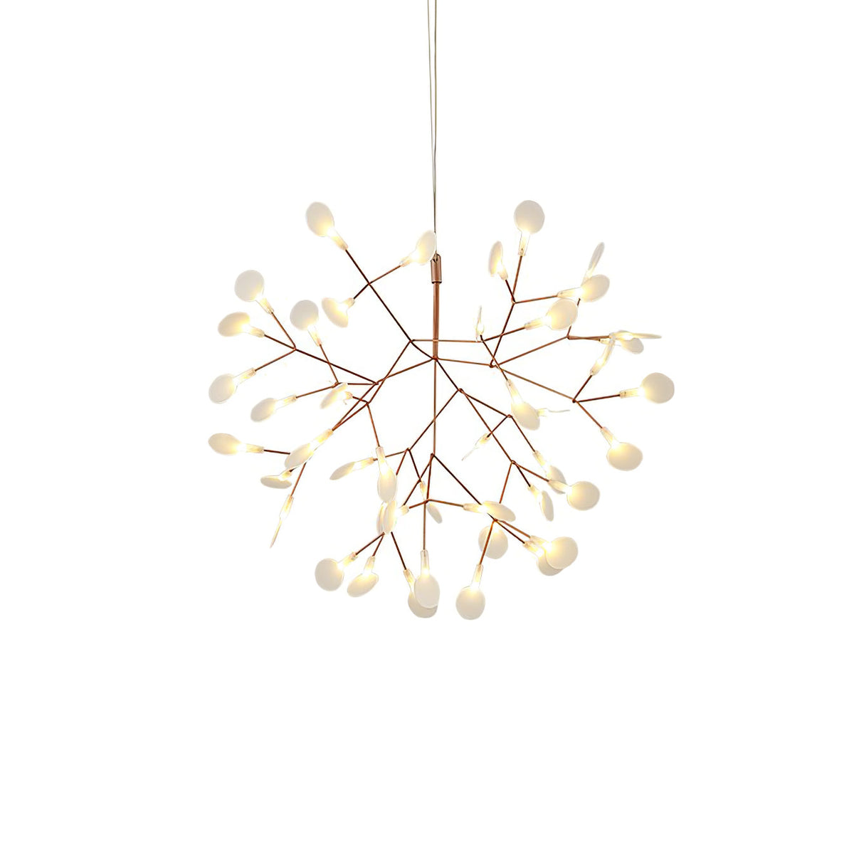 Auroreon Kronleuchter Roségold Firefly LED Ast