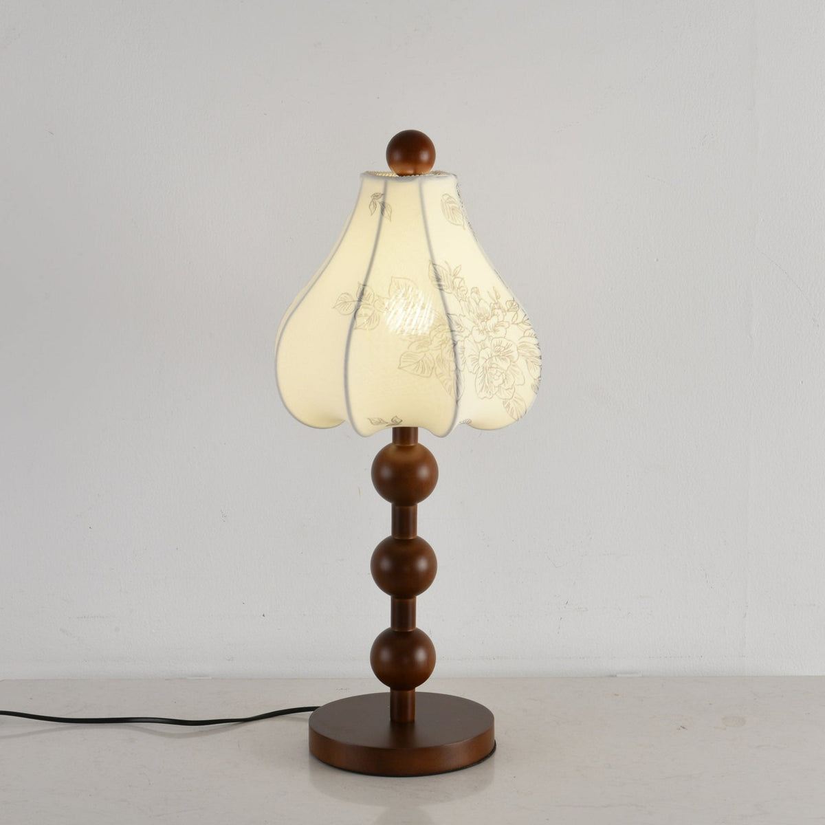 Mirerelle Vintage-Stoff-Tischleuchte