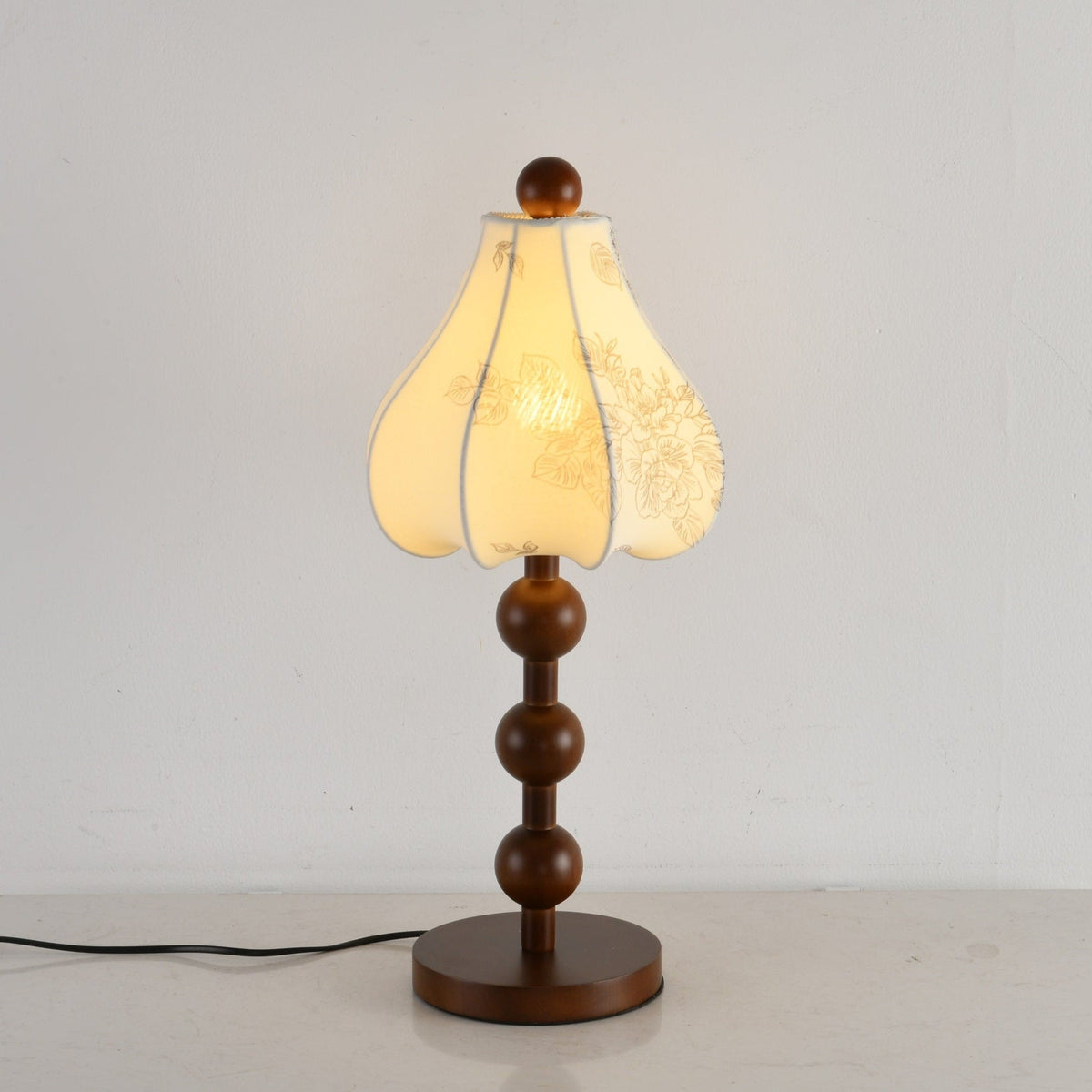Mirerelle Vintage-Stoff-Tischleuchte