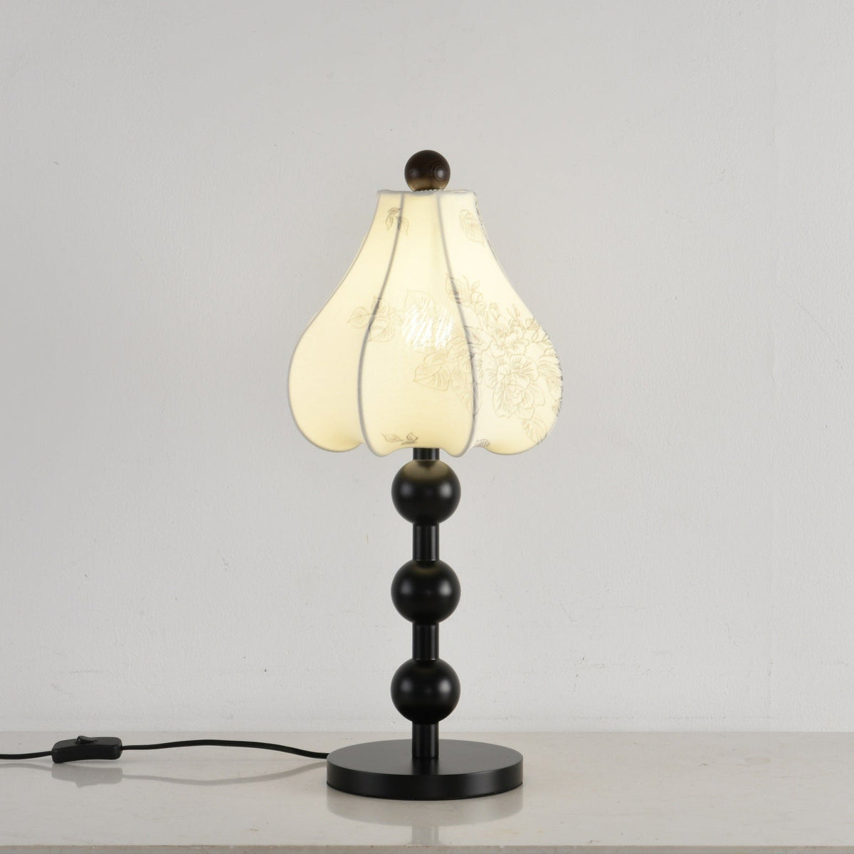 Mirerelle Vintage-Stoff-Tischleuchte