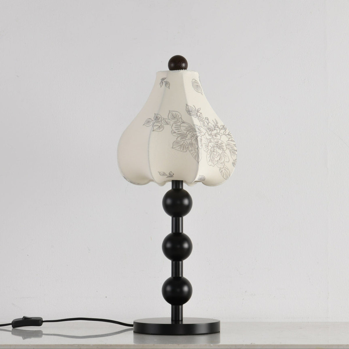 Mirerelle Vintage-Stoff-Tischleuchte