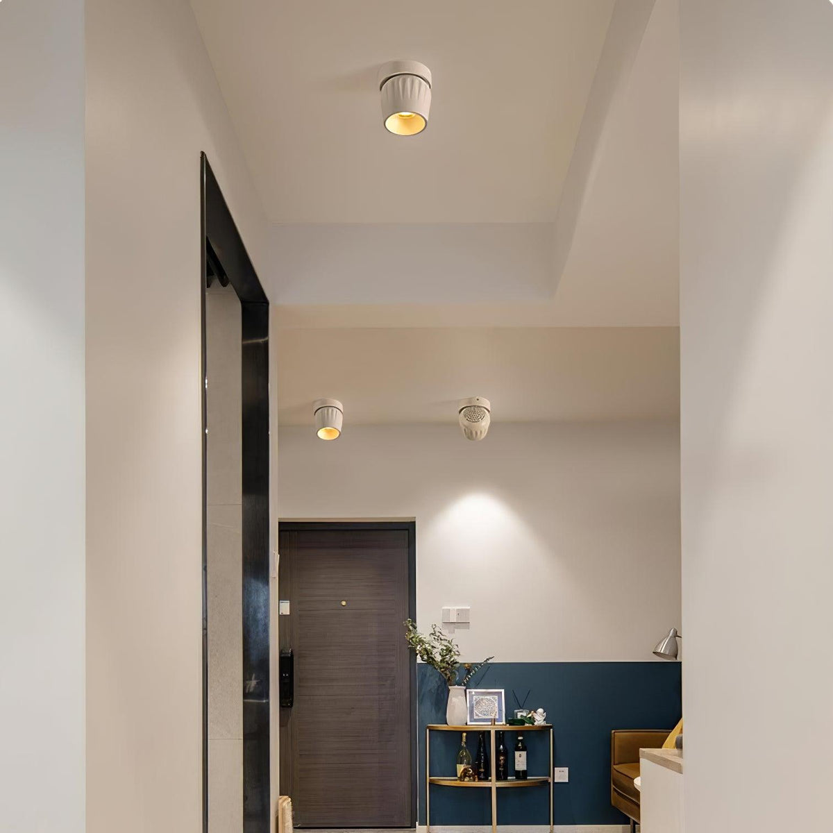Keveny Decken-Spotlight Aluminium Rippen drehbar minimalistisch
