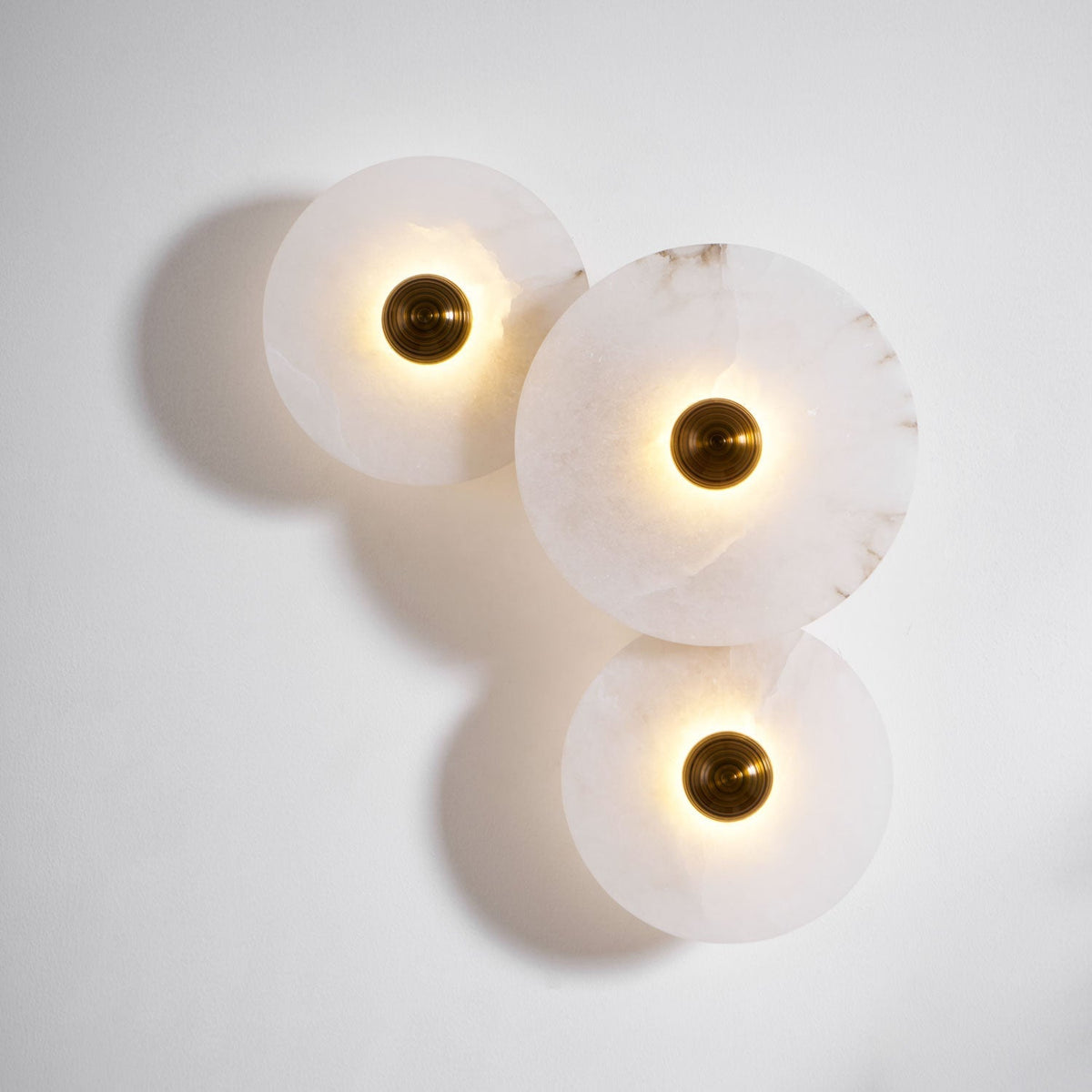 Albireria Minimalistische Alabaster-Deckenleuchte