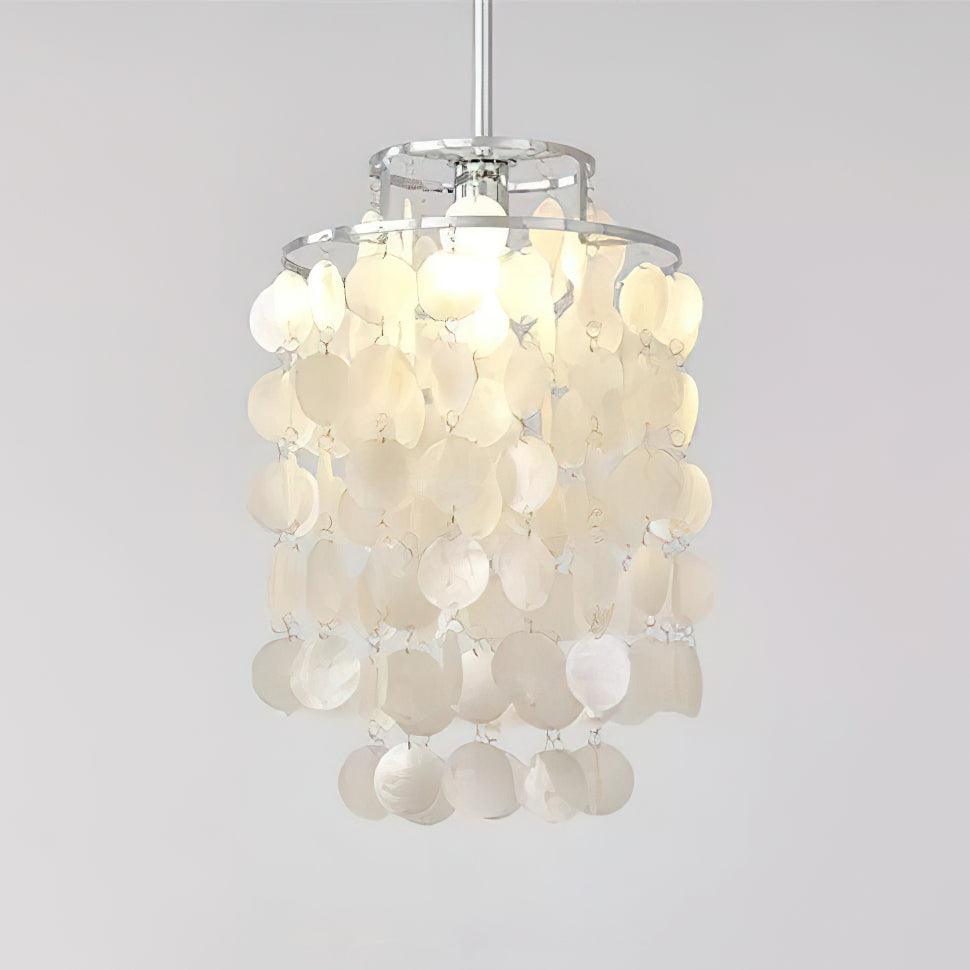 Vana Pendelleuchte Rundschalen Chrom